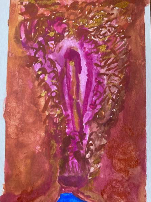 All vulva paintings by Zoe Kat.