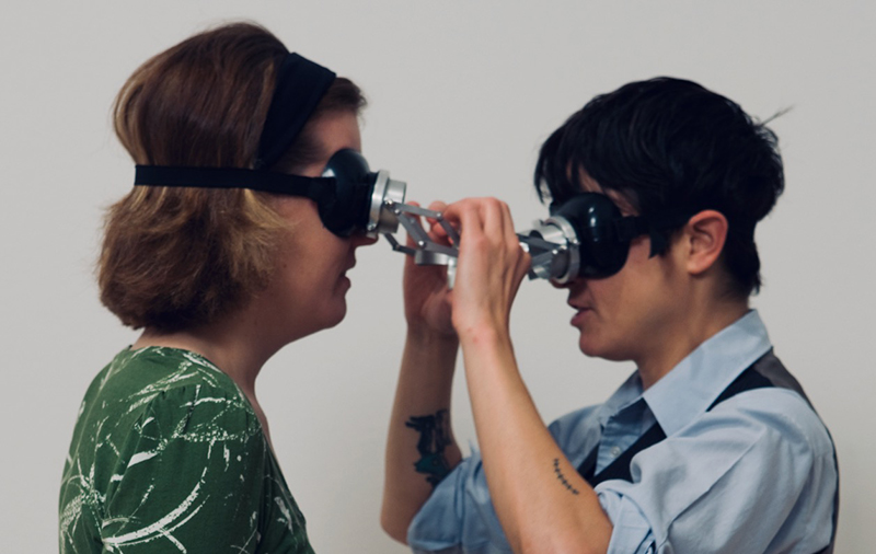 Lygia Clark, Diálogo: Óculos (Dialogue: Goggles), 1968; installation view, The Art of Participation: 1950 to Now, SFMOMA 2008; Clark Family Collection, Rio de Janeiro, Brazil; photo: Ian Reeves.
