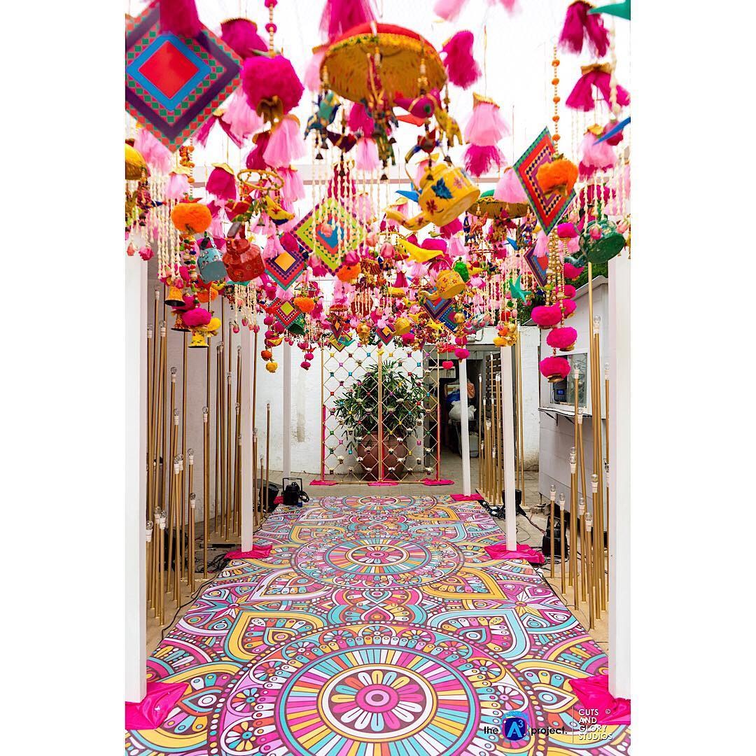 Colorful Haldi Decor Ideas Shaadiwish