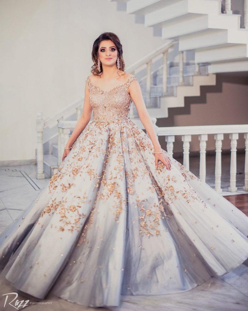 beautiful gown for engagement