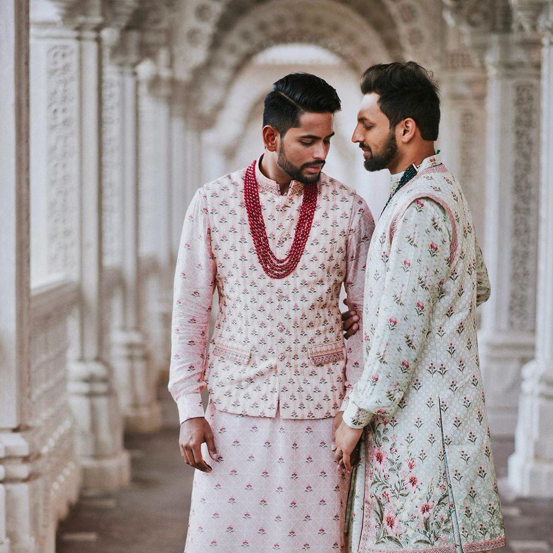 couple sherwani