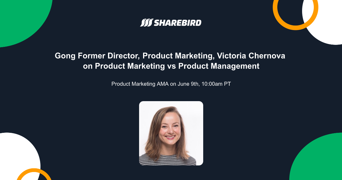 AMA - Victoria Chernova on Product Marketing vs Product M...