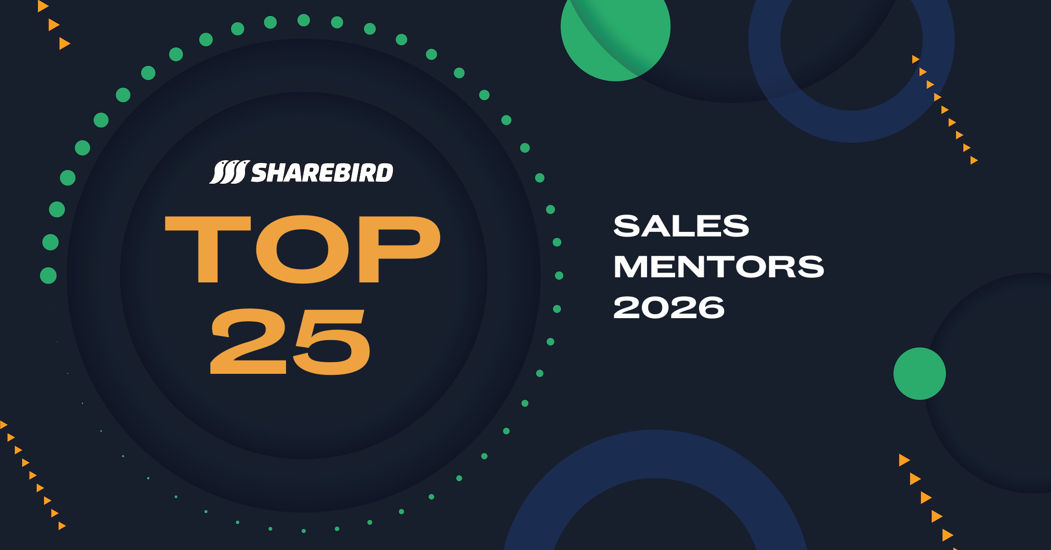 The Top 25 Sales Mentors To Learn From And Work For - 2026