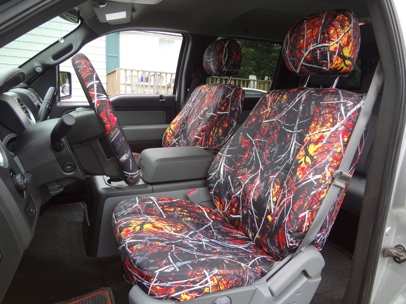 Wildfire Camo® Seat Covers Moonshine Camouflage® Custom Prints