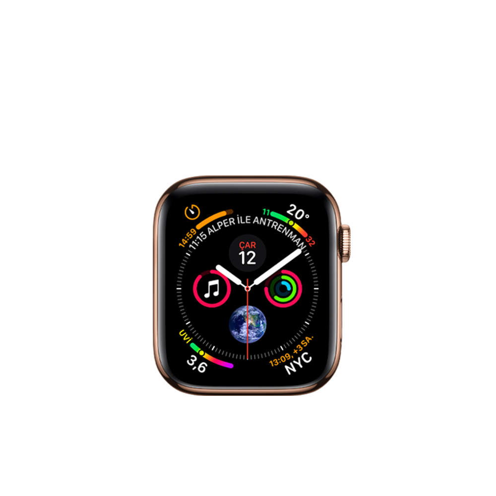 Apple Watch Series 4 (Cellular, Steel, 44mm) / 16GB / MTV72LL/A