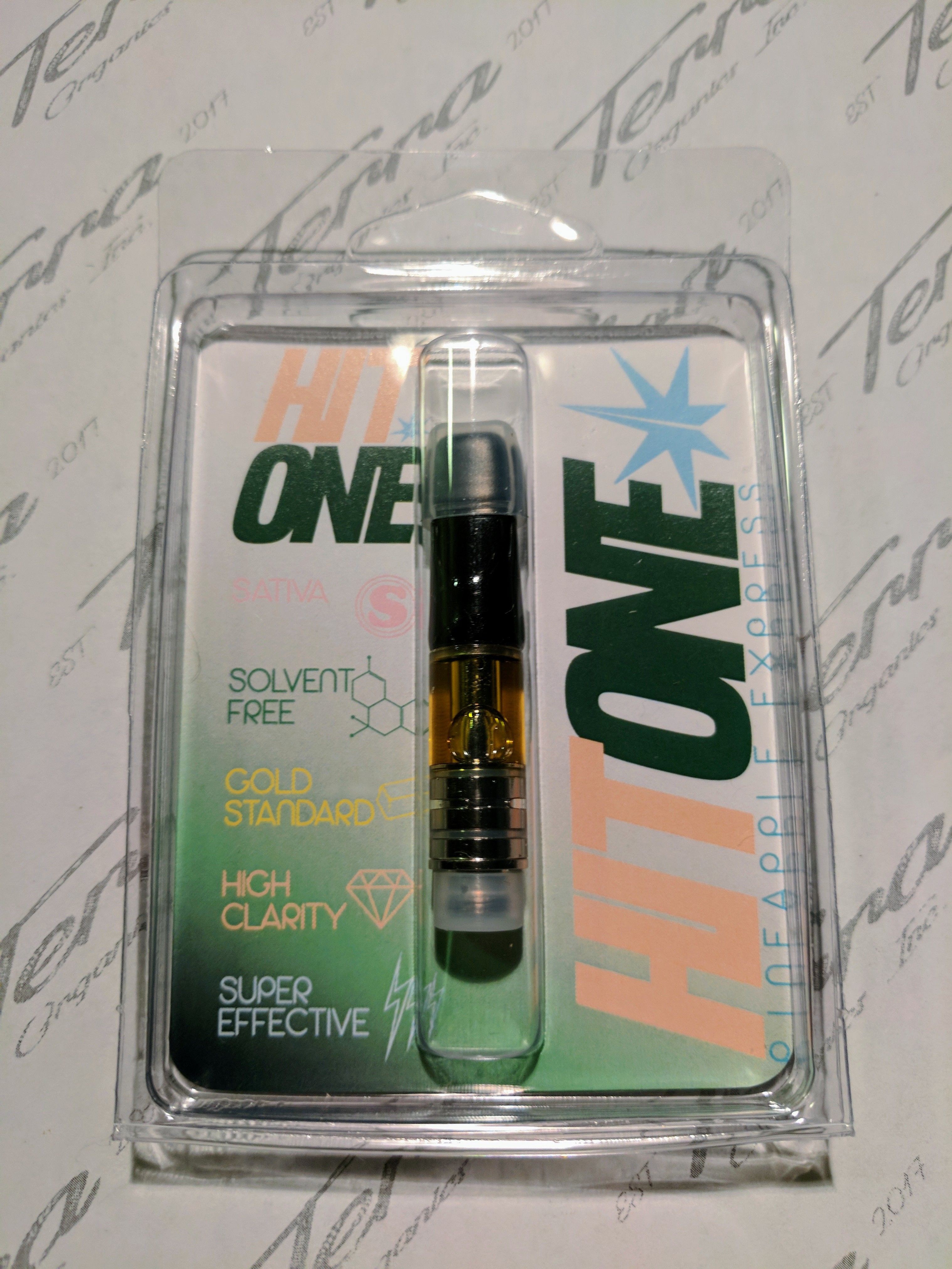 HitOne Wax Cartridges Pineapple Express Terra Organics Inc.