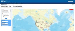 A screenshot of what the United States Environmental Protection Agency’s Bulletins Live! Two website landing page.