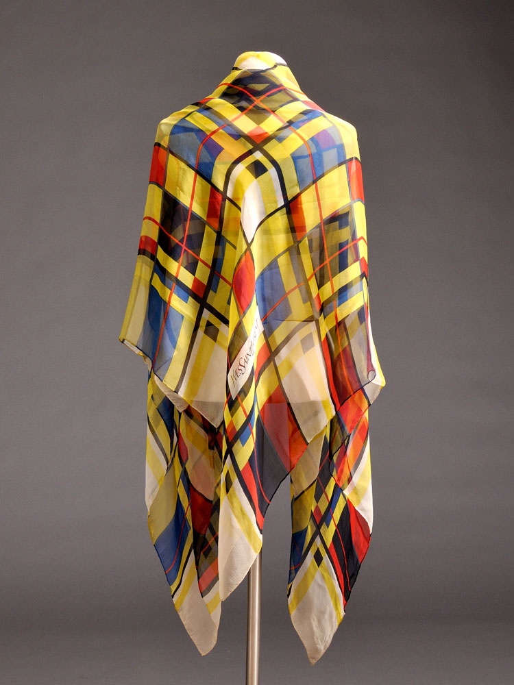 Yves Saint Laurent "Mondrian" Scarf, France, c. 1990s (Lot 553, Estimate $200-$300)