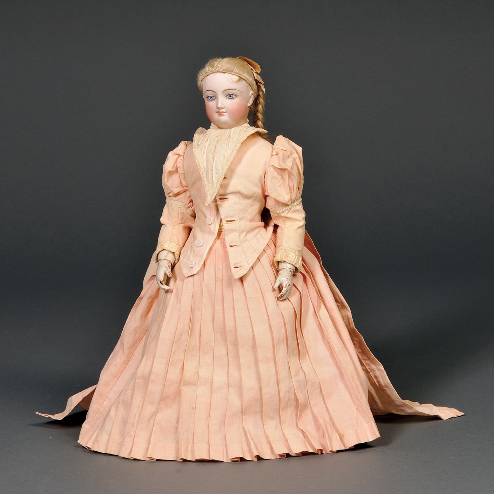 Bisque Head Lady Doll by Bru, France, c. 1870 (Lot 150, Estimate $2,000- $2,500)