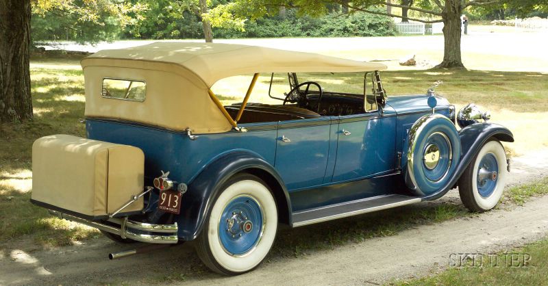 Sold for $99,500. 1930 Packard Deluxe Eight Phaeton, VIN# 185236, Model 740