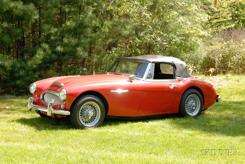 Sold for $17,000. 1966 Austin Healey 3000 Mark III Roadster, VIN# HBJ8L78837