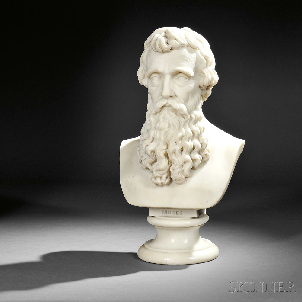 Horatio Stone (American, 1808-1875) Moses (Lot 229, Estimate $5,000-$7,000)