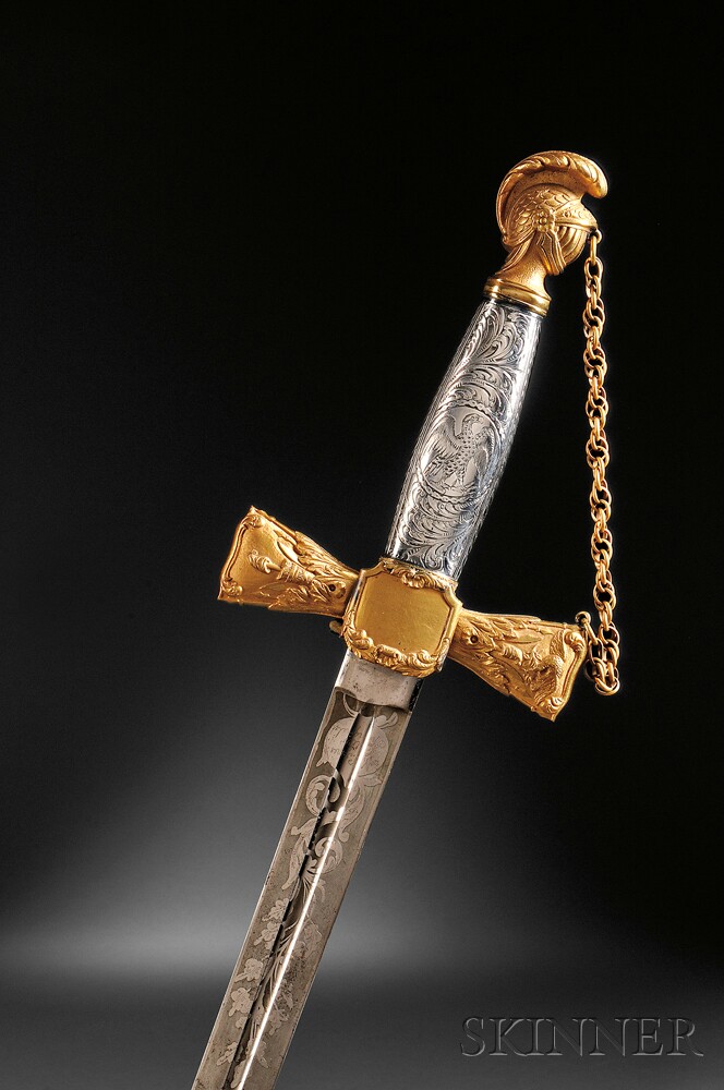 Identified Ames Presentation Sword, c. 1848 (Lot 80, Estimate $3,000-$5,000)