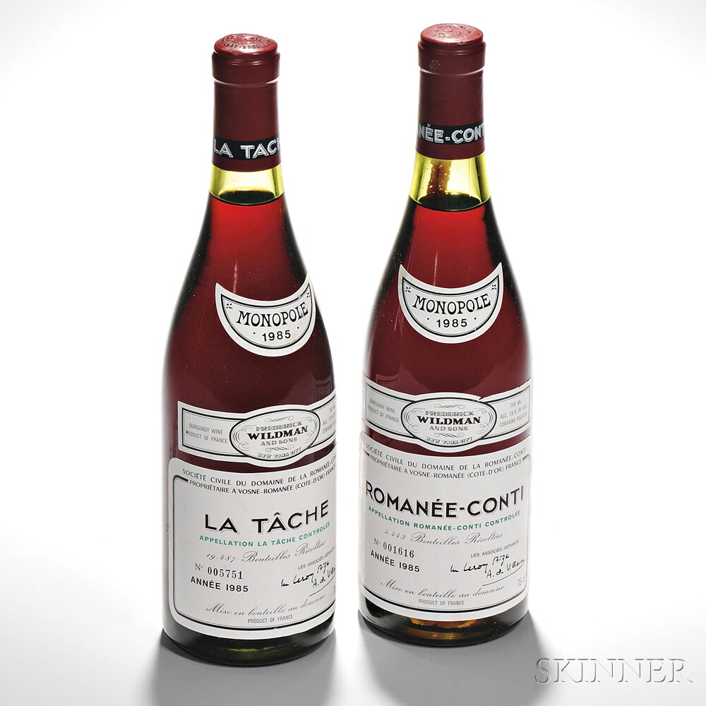 Domaine de la Romanee Conti Romanee Conti 1985 (Lot 293, Estimate $8,000-$12,000)