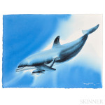 Robert Wyland (American, b. 1956) Dolphins (Lot 1019, Estimate $1,000-$1,500)