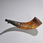 Engraved Hunting Powder Horn, c. late 18th/early 19th century (Lot 1020, Estimate $800-$1,200)
