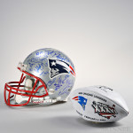 New England Patriots Signed Football and Helmet, Riddel helmet signed by members of 2003/2004 New England Patriots (Lot 1054, Estimate $2,000-$2,500)