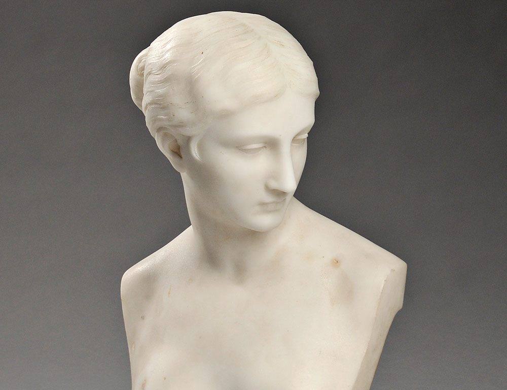 Marble Bust of a Woman (Estimate $800-$1,200) Marble Bust of a Woman (Estimate $800-$1,200)