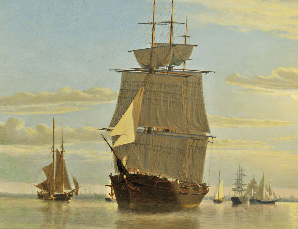 William Bradford (Massachusetts/California, 1823-1892) Boston Harbor (Lot 23, Estimate $150,000-$250,000) William Bradford (Massachusetts/California, 1823-1892) Boston Harbor (Lot 23, Estimate $150,000-$250,000)