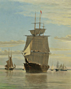 William Bradford (Massachusetts/California, 1823-1892) Boston Harbor (Lot 23, Estimate $150,000-$250,000)