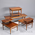 Four Lane Modern Tables, c. 1965 (Lot 1100, Estimate $600-$800)
