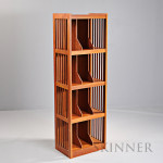 Charles Webb Modern Cherry Record Cabinet, 20th century (Lot 1101, Estimate $400-$600)