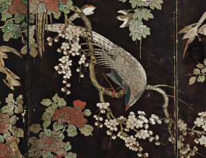 Double-sided Twelve-panel Coromandel Screen, China, Kangxi period (1662-1722) (Lot 523, Estimate$20,000-30,000)