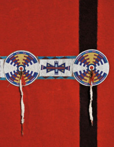 Blackfoot Trade Blanket with Beaded Hide Strip, c. late 19th century (Lot 103, Estimate $15,000-$20,000)