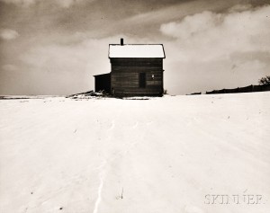 Wright Morris (American, 1910-1998) Farmhouse in Winter, near Lincoln, Nebraska, 1940, printed later (Lot 99, Estimate $1,200-$1,800)