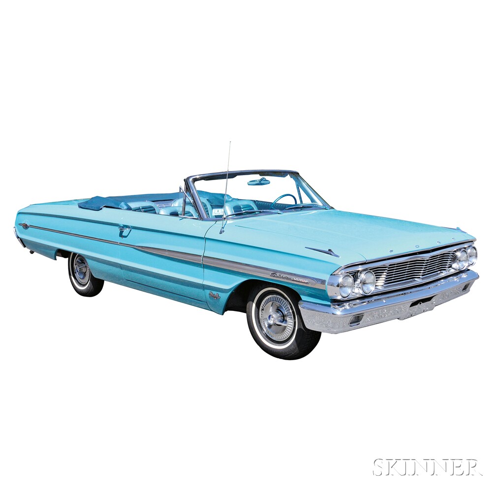 1964 Ford Galaxie Convertible (Lot 7, Estimate $18,000-$20,000)
