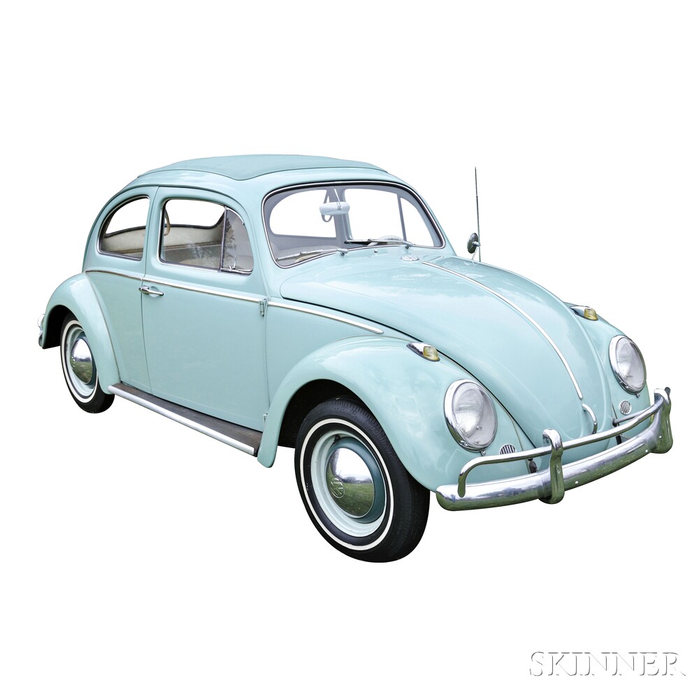 1963 Volkswagen Beetle with Sunroof (Lot 2, Estimate $12,000-$15,000)