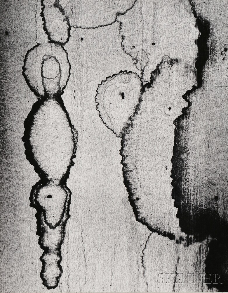 Ansel Adams (American, 1902-1984) Stained Wall Paper, Eastern Oregon, 1960 (Lot 149, Estimate: $1,500-2,500)