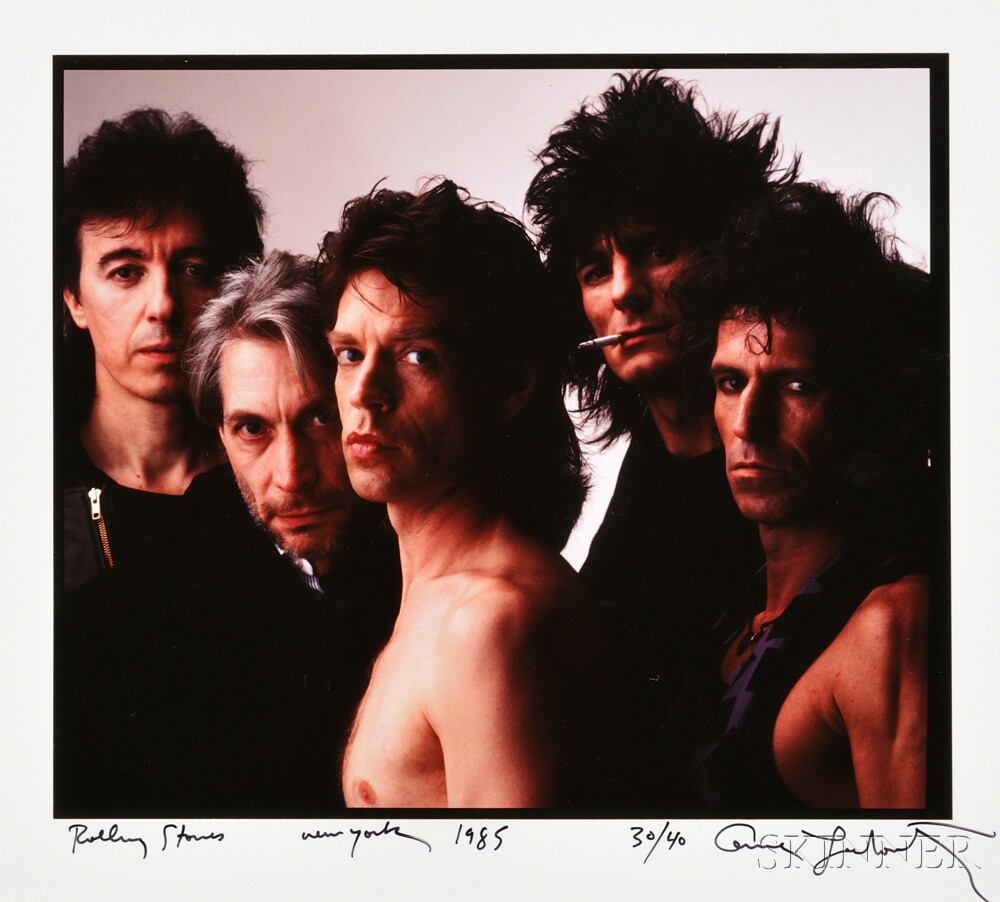 Annie Leibovitz (American, b. 1949) Rolling Stones, New York (Lot 160, Estimate: $4,000-6,000)