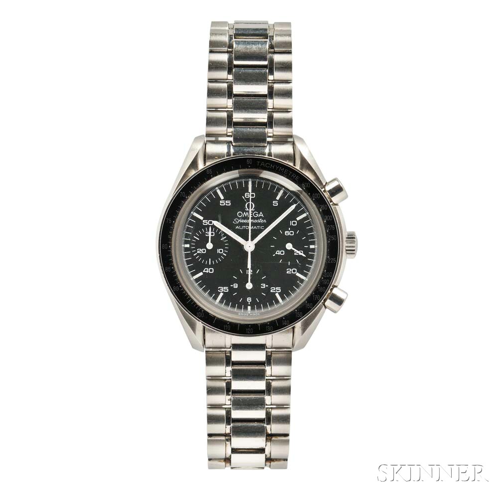 Omega Speedmaster Automatic Chronograph Watch (Lot 954, Estimate: $2,000-2,500)