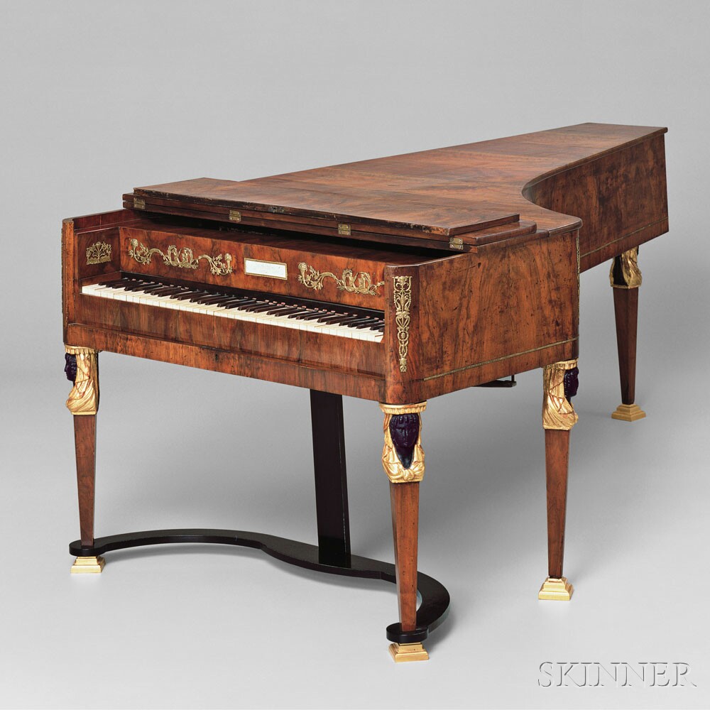 Joachim Ehlers Empire Piano, Vienna, c. 1815 (Lot 506, Estimate: $2,500-3,500)