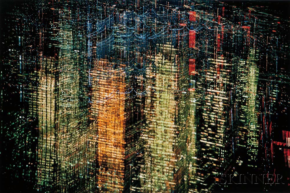 Ernst Haas (Austrian/American, 1921-1986) Lights of New York City, 1970, printed 2016 (Lot 187, Estimate: $3,000-5,000)
