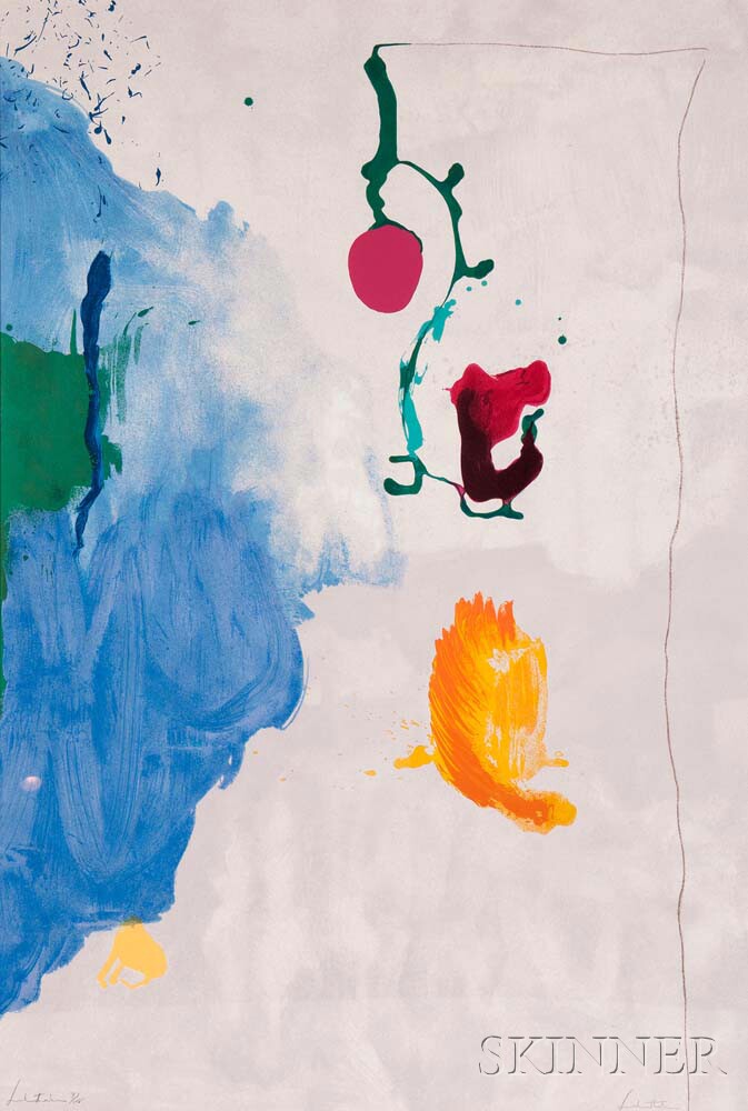 Helen Frankenthaler (American, 1928-2011) Eve, 1995 (Lot 65, Estimate: $5,000-7,000)