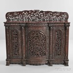 Anglo-Indian Carved Hardwood Sideboard, early 20th century (Lot 598, Estimate: $400-600)