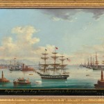 M. Renault (France, 19th Century) Ship Houghton Wm. G. Percy Commander, entering the Port of Leghorn, November 24th, 1862 (Lot 170, Estimate: $8,000-10,000)