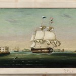 Thomas Chambers (New York/England, 1808-1869) New York Harbor (Lot 172, Estimate: $6,000-8,000)