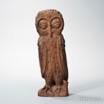 Large Carved Wood Owl Figure, 20th century (Lot 45, Estimate