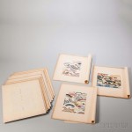 Sixteen Japanese Textile Patterns (Lot 1094, Estimate: $150-200)