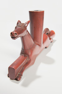 Sioux Running Horse Effigy Catlinite Pipe Bowl, c. last quarter 19th century (Lot 79, Estimate: $4,000-6,000)
