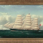 Frederick J. Tudgay (United Kingdom, 1841-1921) Portrait of a Three-masted Vessel(Lot 134, Estimate: $6,000-9,000)