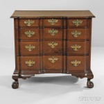 Carved Mahogany Block-front Chest of Drawers, Massachusetts, c. 1760-80 (Lot 28, Estimate: $6,000-8,000)