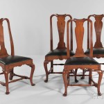 Assembled Set of Four Side Chairs, probably Massachusetts, c. 1740-60 (Lot 31, Estimate: $2,000-3,000)