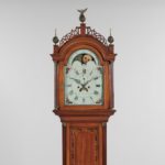 J. Gooding Eight-day Mahogany Tall Clock, no. 20, Dighton, Massachusetts, c. 1795-1800 (Lot 94, Estimate: $10,000-15,000)