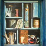 Jack Jones (American, 1940-2011) Trompe l'Oeil. Signed 'Jack Jomes' ($500-700)