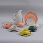 Twelve Russel Wright for Steubenville Pottery Tableware Items, 20th century (Lot 1039, Estimate: $250-350)