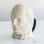 Churchill face jug with black handles (Estimate: $5,000-7,000)